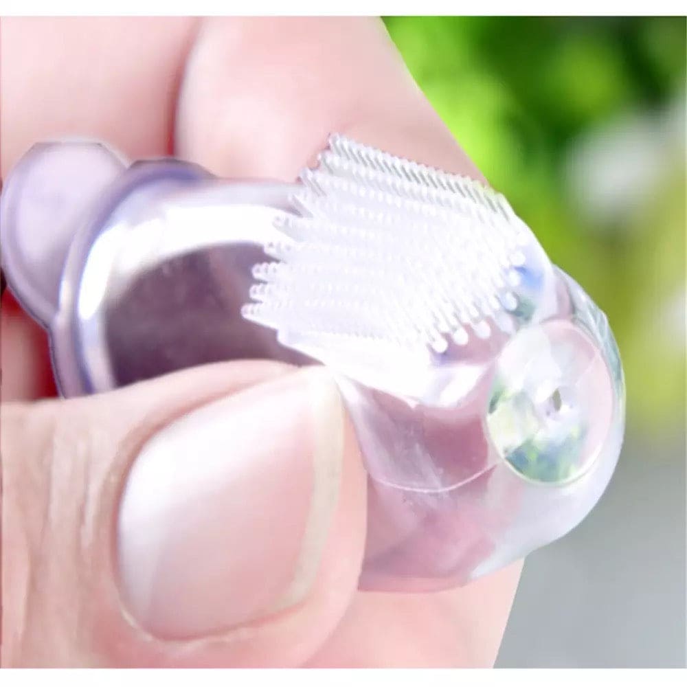 Baby Finger Toothbrush, Silicone Infant Tooth Brush, Baby Silicone Training Brush, Transparent Fingertip Tooth Cleaning Brush, Bad Breath Tartar Teeth Tool, Kids Baby Infant Soft Silicone Teeth Rubber Massager Baby Finger Toothbrush, Silicone Infant Tooth Brush, Baby Silicone Training Brush, Transparent Fingertip Tooth Cleaning Brush, Bad Breath Tartar Teeth Tool, Kids Baby Infant Soft Silicone Teeth Rubber Massager